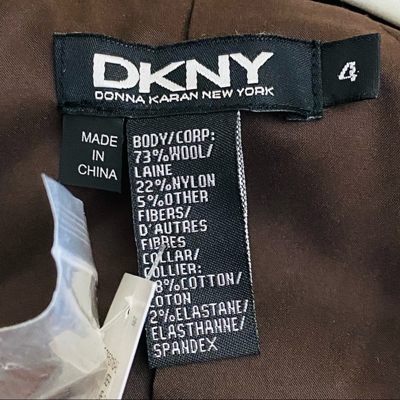 DKYN Plaid Ridding Jacket  Blazer Velvet Collar Size 4 NWT - Picture 13 of 16